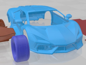 Revuelto 2023 Printable Car Modello di stampa 3D
