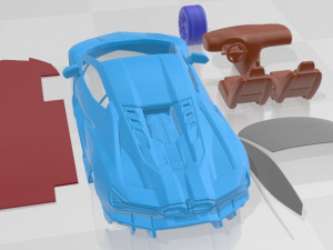 Revuelto 2023 Printable Car Modello di stampa 3D