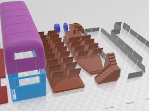 Bus Routemaster Printable Model Cetak 3D