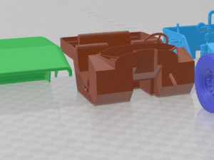 GAZ 67 1944 Printable Car 3D Print Model