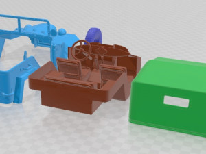 GAZ 67 1944 Printable Car 3D Print Model