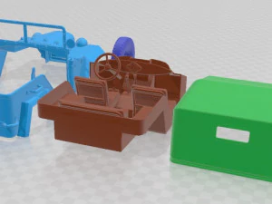 GAZ 67 1944 Printable Car 3D Print Model