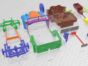 GAZ 67 1944 Printable Car 3D Print Model