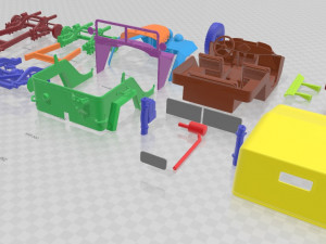 GAZ 67 1944 Printable Car 3Dプリントモデル