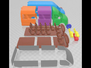 Hyundai H350 Passenger Van 2014 Printable 3D Print Model