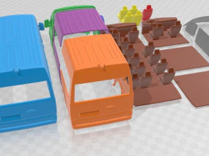 Hyundai H350 Passenger Van 2014 Printable 3D Print Model