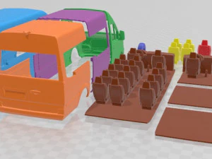 Hyundai H350 Passenger Van 2014 Printable 3D Print Model