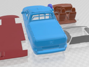 Chevrolet Montana 2012 Printable Car Modèles 3D en vedette