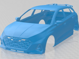 Hyundai I20 N 2021 Printable Body Car 3D 프린트 모델