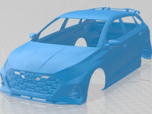 Hyundai I20 N 2021 Printable Body Car 3D Print Model