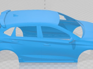 Hyundai I20 N 2021 Printable Body Car 3D Print Model
