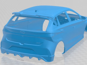 Hyundai I20 N 2021 Printable Body Car 3D Print Model