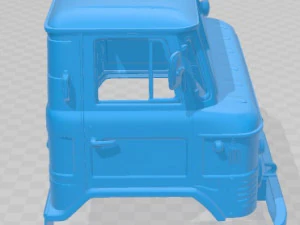 GAZ 66 AC 30 1971 Printable Body Cabin Truck 3D Print Model