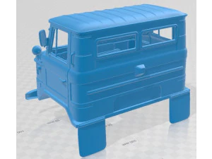 GAZ 66 AC 30 1971 Printable Body Cabin Truck 3D Print Model