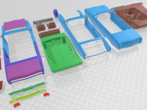 Buick Skylark Converible 1964 Printable Car 3D 프린트 모델