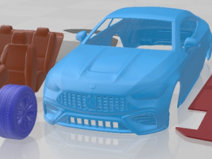 Mercedes Benz CLE53 AMG Coupe Printable Car Modelo de impresión 3D