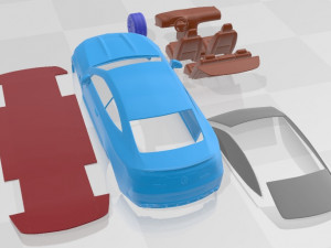 Mercedes Benz CLE53 AMG Coupe Printable Car 3D 프린트 모델