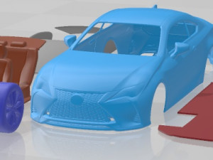 Lexus RC 2019 Printable Car Model do druku 3D