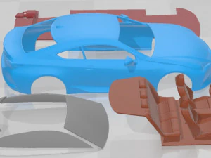 Lexus RC 2019 Printable Car 3D Print Model