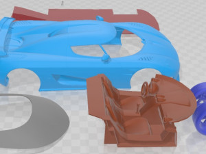 Koenigsegg Trevita CCXR 2010 Printable Car 3D 프린트 모델