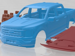 F 150 2021 Printable Car 3D 打印模型