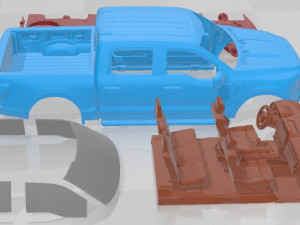 F 150 2021 Printable Car Modelo de Impressão 3D