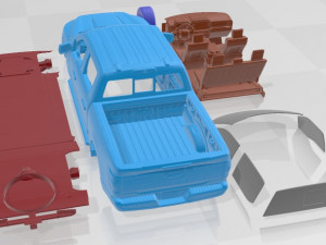 F 150 2021 Printable Car Modelo de Impressão 3D