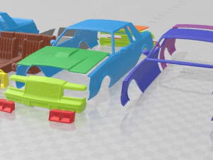 Mobil Cetak Buick Regal Grand National Coupe 1987 Model Cetak 3D