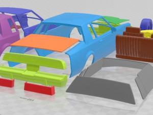 Buick Regal Grand National Coupe 1987 Printable Car 3D-printmodel