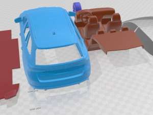 Skoda Octavia RS IV Combi 2020 Printable Car 3D Принт Модель