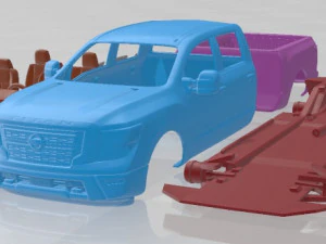 Nissan Titan 2020 Printable Car 3D Print Model