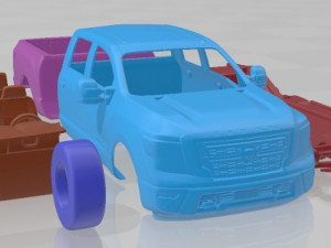 Nissan Titan 2020 Printable Car Modèles 3D en vedette