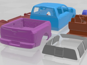 Nissan Titan 2020 Printable Car Modèles 3D en vedette