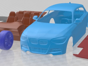 M135i 3doors 2013 Printable Car 3D Print Model