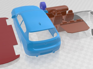 M135i 3doors 2013 Printable Car 3D Print Model