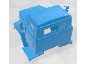 KrAZ 65055 2004 Printable Body Cabin Truck 3D प्रिंट मॉडल
