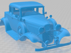 Coupe 1932 Printable Body Car 3D Print Model