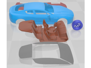Aston Martin Rapide S 2014 Printable Car 3D Принт Модель
