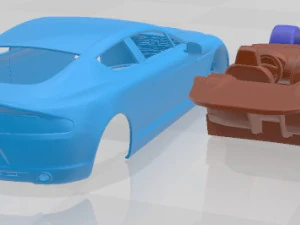 Aston Martin Rapide S 2014 Printable Car 3D Print Model