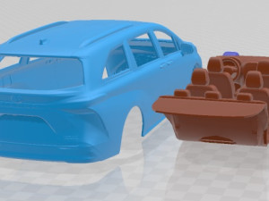 Toyota Sienna 2021 Printable Car 3D-Druckmodell