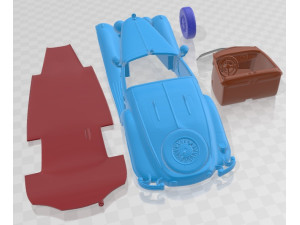 Mercedes Benz 540K 1936 Printable Car 3D Принт Модель
