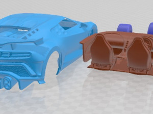 Bugatti Centodieci 2020 Printable Car 3Dプリントモデル