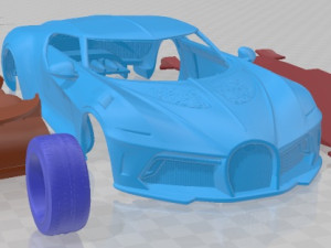 Bugatti La Voiture Noire 2019 Printable Car 3D Print Model