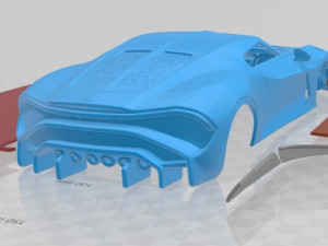Bugatti La Voiture Noire 2019 Printable Car 3D Print Model