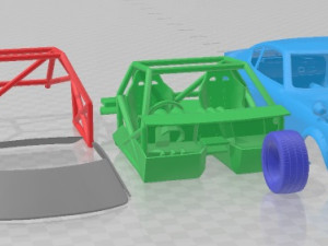 Nissan 240Z Fairlady Printable Car 3D Принт Модель