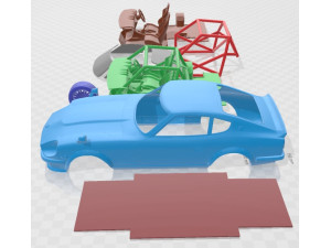 Nissan 240Z Fairlady Printable Car 3D Принт Модель