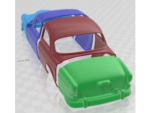 Volvo Amazon 1961 Printable Body Car Modèles 3D en vedette
