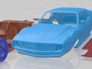 AMC AMX SST 1973 Printable Car 3D Print Model
