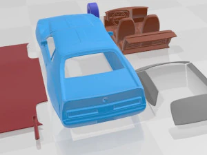 AMC AMX SST 1973 Printable Car 3D Print Model