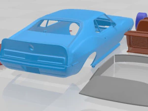 AMC AMX SST 1973 Printable Car 3D Print Model